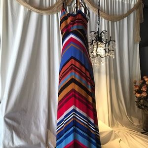 Calvin Cline Multi color Maxi Dress Size 4